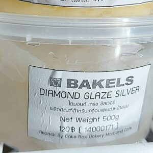 Bakels Diamond Glaze Silver
