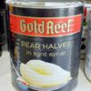 Gold Reef Pear Halves in Light Syrup