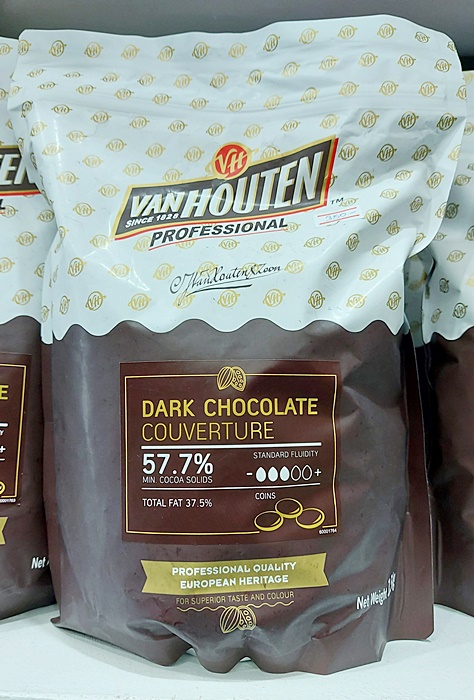 Extra Dark Chocolate Couverture Van Houten
