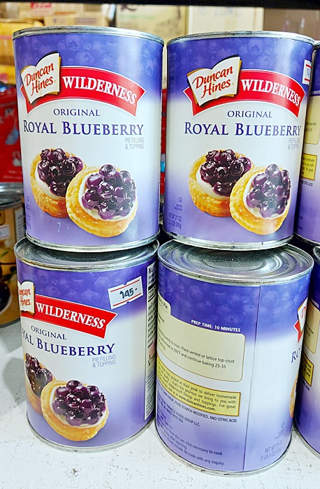 Duncan Hines Wilderness Royal Blueberry Pie Filling & Topping