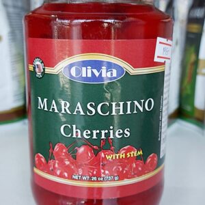 Olivia Maraschino Cherries with Stem