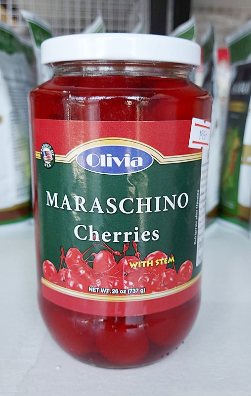 Olivia Maraschino Cherries with Stem