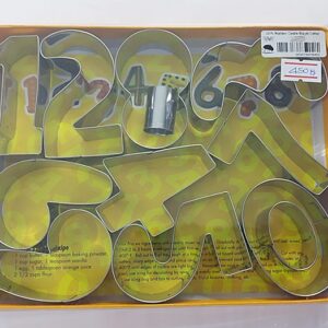 10Pc Number Cookie Biscuit Cutter