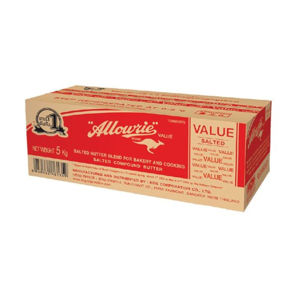 Allowrie Value Salted Butter 5 Kg.