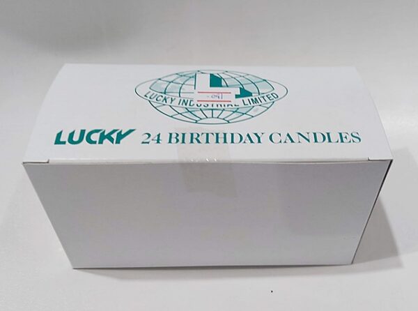 Lucky 24 Birthday Candles