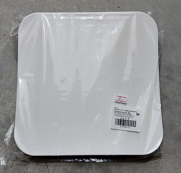 ฐานเค้ก 3 ปอนด์ เหลี่ยมกระดาษขาว