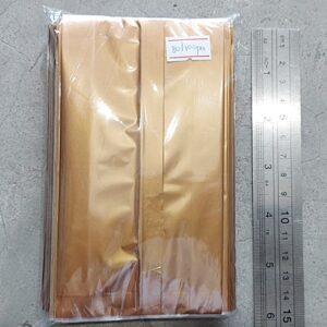 ถุงคุ้กกี้สีทอง 7.5 x 14cm