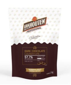 Vanhouten Dark Chocolate Couverture Coins 57.7% (1.5KG)