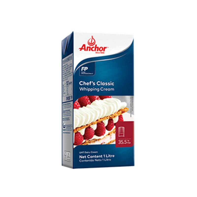 Anchor Chef's Classic Whipping Cream (1Ltr.) Cake Box Mart and Bakery