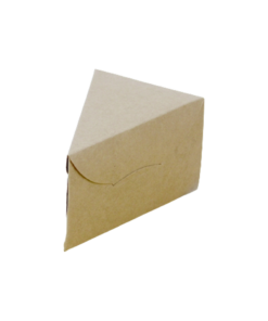 BeeBox กล่องเค้กสามเหลี่ยมคราฟ (50pcs)