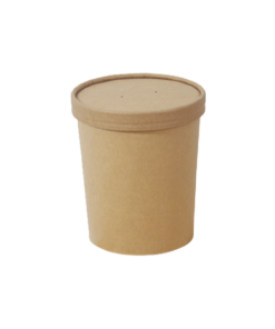 BeeBox ถ้วยกระดาษทรงสูง คราฟ 16oz (25set)
