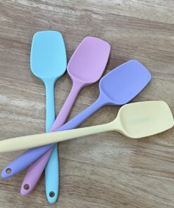 ไม้พายซิลิโคน แบบตัก สีพลาสเทล Size S (21cm)