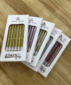 Melalic Candle เทียนวันเกิด (6แท่ง)