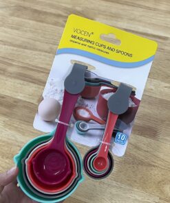 VOCEN Measuring Cups and Spoons (10pcs)