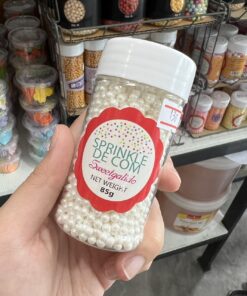 เม็ดน้ำตาล สีขาว 2mm (85g)