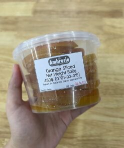 Ambrosio Glace Fruit Orange Sliced (500g)