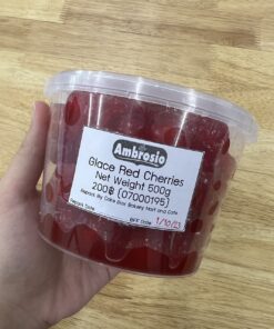 Ambrosio Glace Fruit Red Cherries (500g)