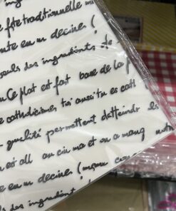 กระดาษไขพิมพ์ลาย (50pcs)