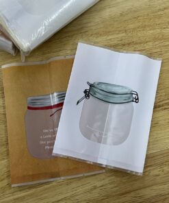 ถุงซีลลายขวดโหล 10"x13.5" (100pcs)