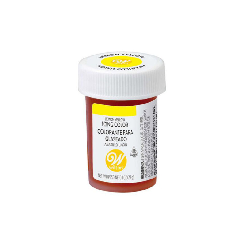 Wilton Lemon Yellow Icing Color (1oz) Cake Box Mart and Bakery