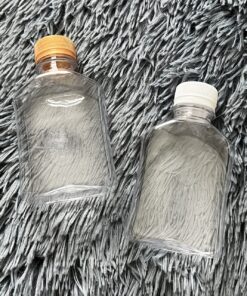 ขวด PET พลาสติกใส บ่าลาด (200ml)