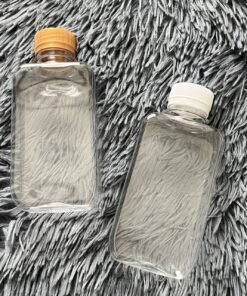 ขวด PET พลาสติกใส แบนพอช (200ml)