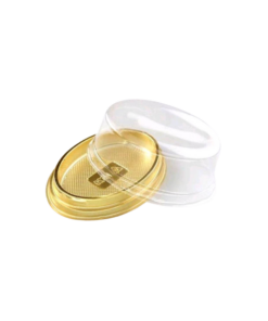 กล่องเค้กวงรี ฐานทอง E-110 (50pcs)