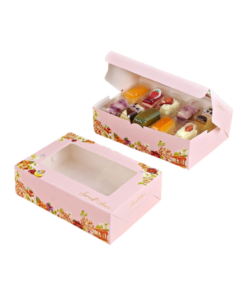 Boxjourney กล่องทรงแบน ลายสวีท พีโอนี (20pcs)