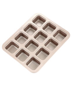 CHEFMADE 12 Cup Non-Stick Square Mould (WK9149)