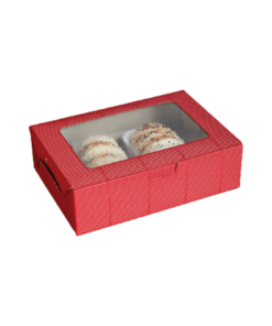 Good Box Pack กล่องขนมผืนผ้า เรดเชอร์รี่ (10pcs)