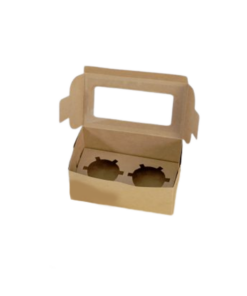 BeeBox กล่องคัพเค้ก 2 ช่อง (20pcs)