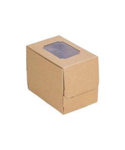 Boxjourney กล่องเค้ก 1 ชิ้น คราฟท์ (20pcs)