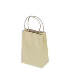 Boxjourney ถุงกระดาษน้ำตาลหูเกลียว 15x8x21cm (50pcs)