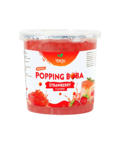 Tenju Popping Boba Strawberry 1kg.