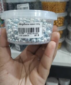 เม็ดมุกสีผสม แบบเงา 100g
