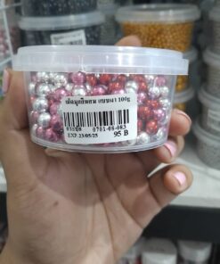 เม็ดมุกสีผสม แบบเงา 100g