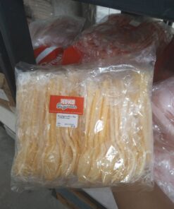 ช้อน/ส้อมพลาสติก*ซิลถุง-สีเหลือง 50ชุด