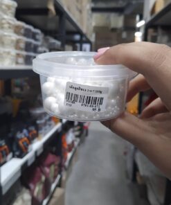 เม็ดมุกสีขาว 2-4-7 100g