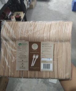 ส้อมไม้ใช้แล้วทิ้ง 16ซม.