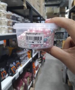 เม็ดมุกสีม่วงชมพูฟ้า 100g