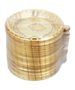 ฐานพลาสติกสีทอง-กลม-B-001