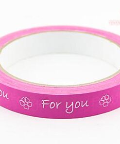 เทปพิมพ์ For you-ชมพู