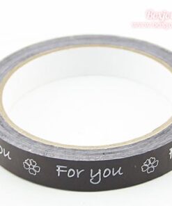 เทปพิมพ์ For you-น้ำตาล