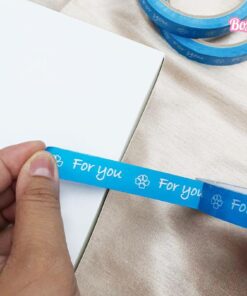 เทปพิมพ์ For you-สีฟ้า