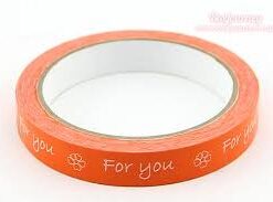 เทปพิมพ์ For you-สีส้ม